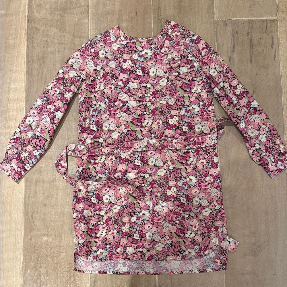 Bonpoint Pink Floral Cotton Dress